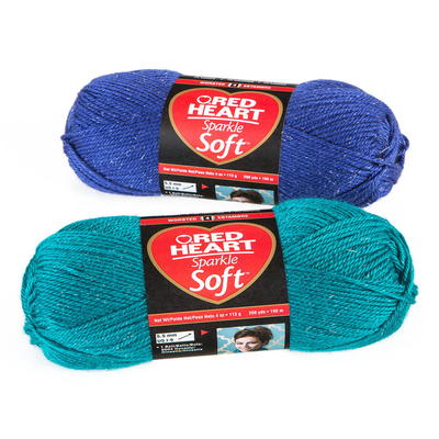Red Heart Sparkle Soft Yarn Review