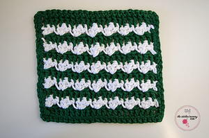 Silt Stitch Crochet Dishcloth