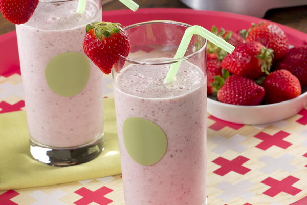 Creamy Strawberry Smoothie