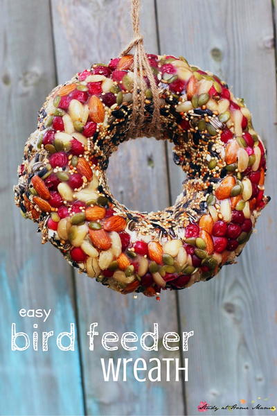 Bird Feeder Wreath Bird Feeder Wreath