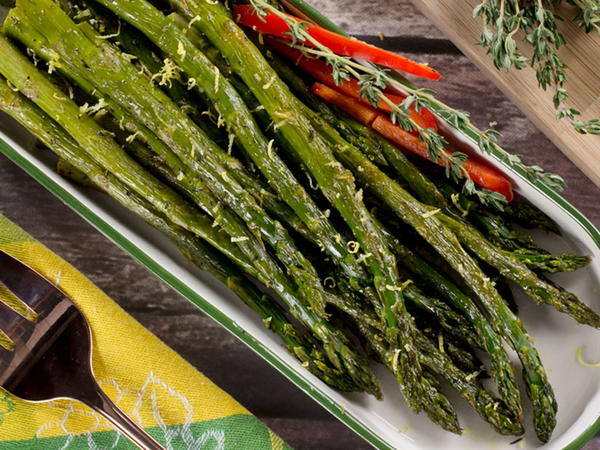 Roasted Asparagus with Lemon Kiss