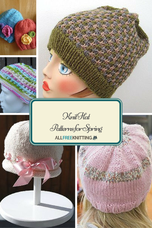 27 Knit Hat Patterns for Spring