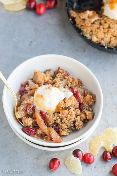Pear Cranberry Ginger Crisp Pear Cranberry Ginger Crisp