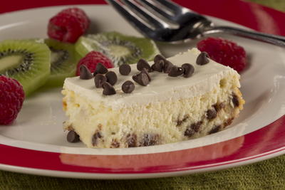 Bottomless Chocolate Chip Cheesecake