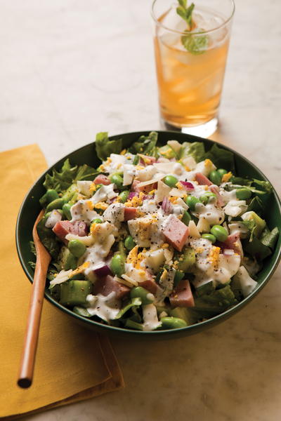 EDR Ham and Edamame Chop Salad