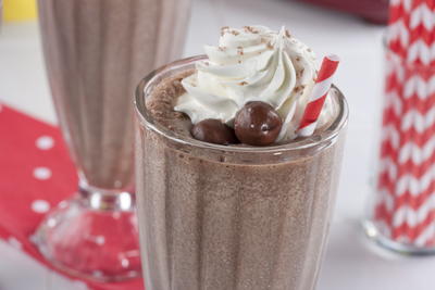 Triple Chocolate Milk Shakes