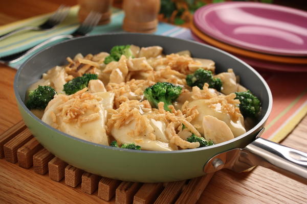 Chicken Pierogi Skillet