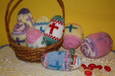 Cross Motif Easter Eggs