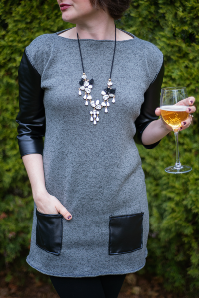 Leather Accents Free Dress Pattern