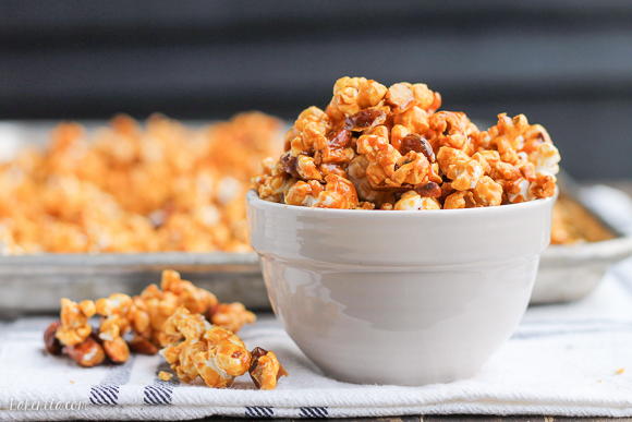 Salted Honey Almond Caramel Corn