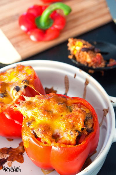 Cheesy Southwestern Stuffed Peppers Cheesy Southwestern Stuffed Peppers