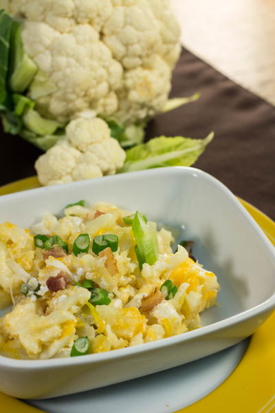 Low-Carb Loaded Cauliflower Casserole Low-Carb Loaded Cauliflower Casserole