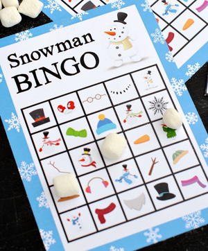 Snowman Bingo Free Printables Snowman Bingo Free Printables