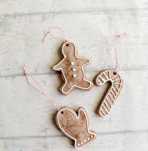 Gingerbread Salt Dough Ornaments Gingerbread Salt Dough Ornaments
