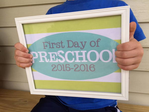 First Day of School Signs First Day of School Signs