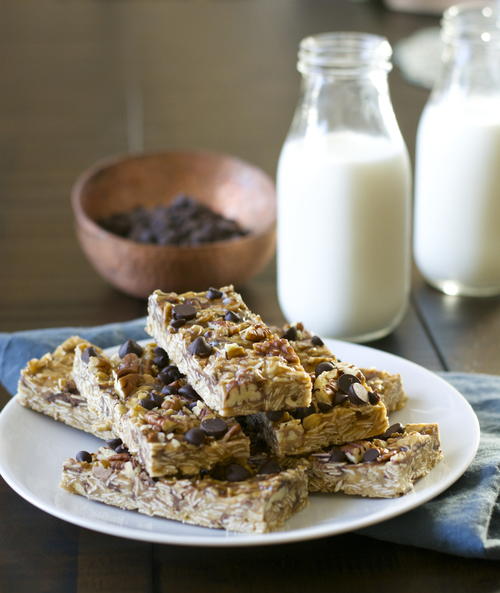 No Bake Peanut Butter Granola Bars No Bake Peanut Butter Granola Bars