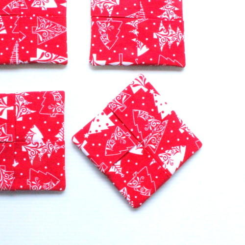 Fabric Wrapped Coasters Fabric Wrapped Coasters