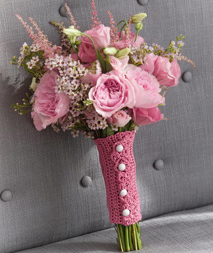 Crochet Bridal Bouquet Wrap Crochet Bridal Bouquet Wrap