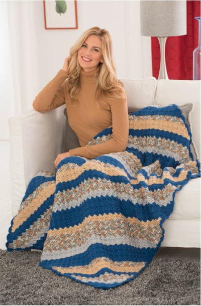 Restful Corner to Corner Crochet Throw Restful Corner to Corner Crochet Throw