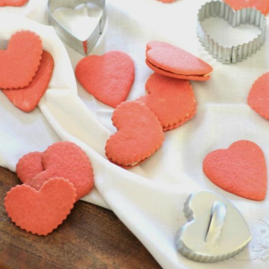 Valentine's Day Heart Cookies Valentine Heart Cookies