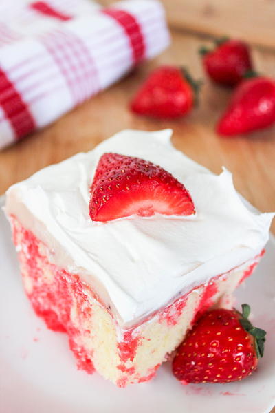 Strawberry Poke Cake Strawberry Poke Cake