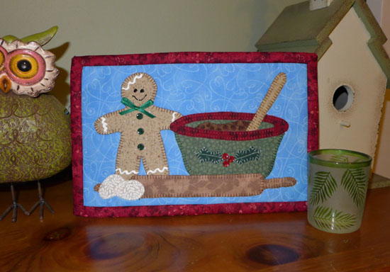 Christmas Baking Mug Rug