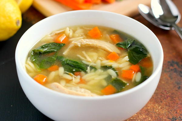 One-Pot Lemon Chicken Orzo Soup One-Pot Lemon Chicken Orzo Soup