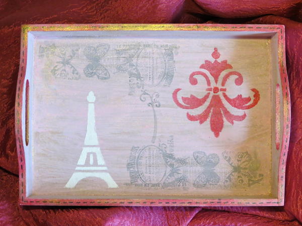 Vintage French Inspired Display Tray Vintage French Inspired Display Tray