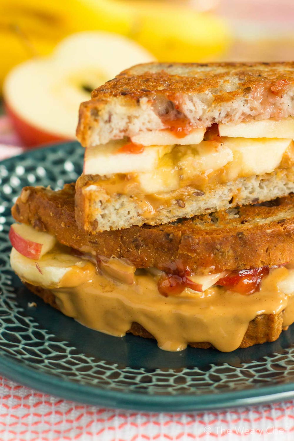 Grilled Peanut Butter Jelly Sandwich | RecipeLion.com