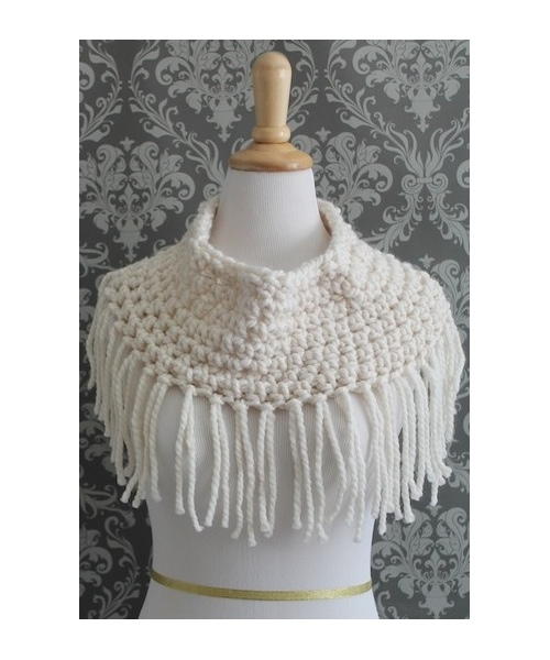 Elegant Fringe Cowl