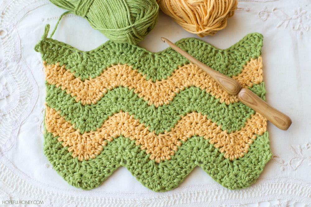 Learn To Crochet The Ripple Stitch