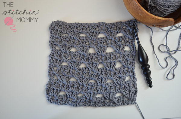 Basket Stitch Afghan Square