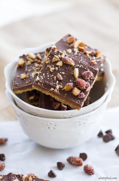So Simple Graham Cracker Toffee Graham Cracker Toffee