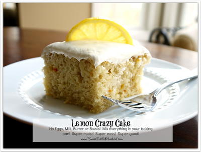 Grandma's Prized Lemon Crazy Cake