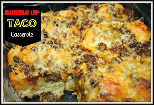 Bubble-Up Taco Casserole Bubble-Up Taco Casserole