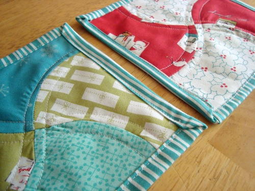 Apple Core Swirl Mug Rug Pattern Apple Core Swirl Mug Rug Pattern