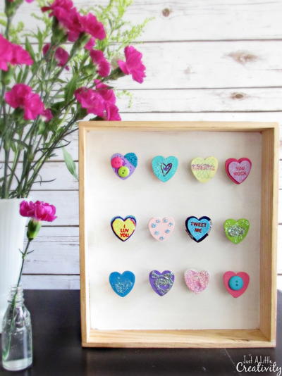 Valentine's Day Shadow Box Art Kids Can Make