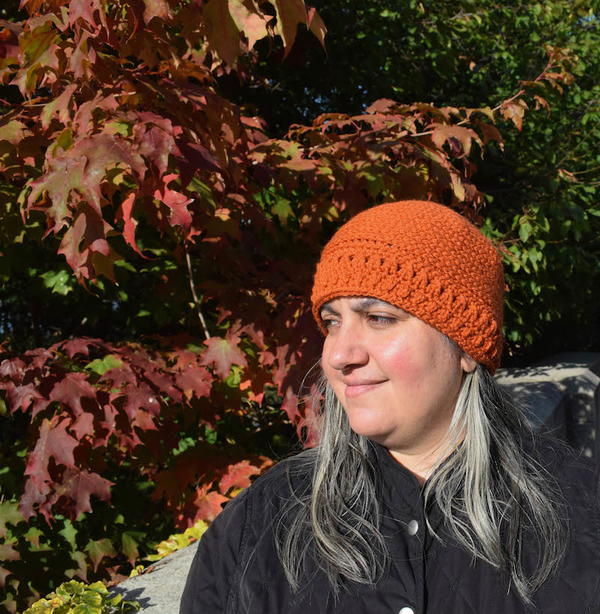 Simple Spiral Crochet Beanie