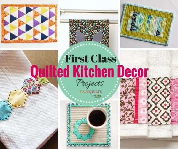 24 First-Class Quilted Kitchen Decor Projects