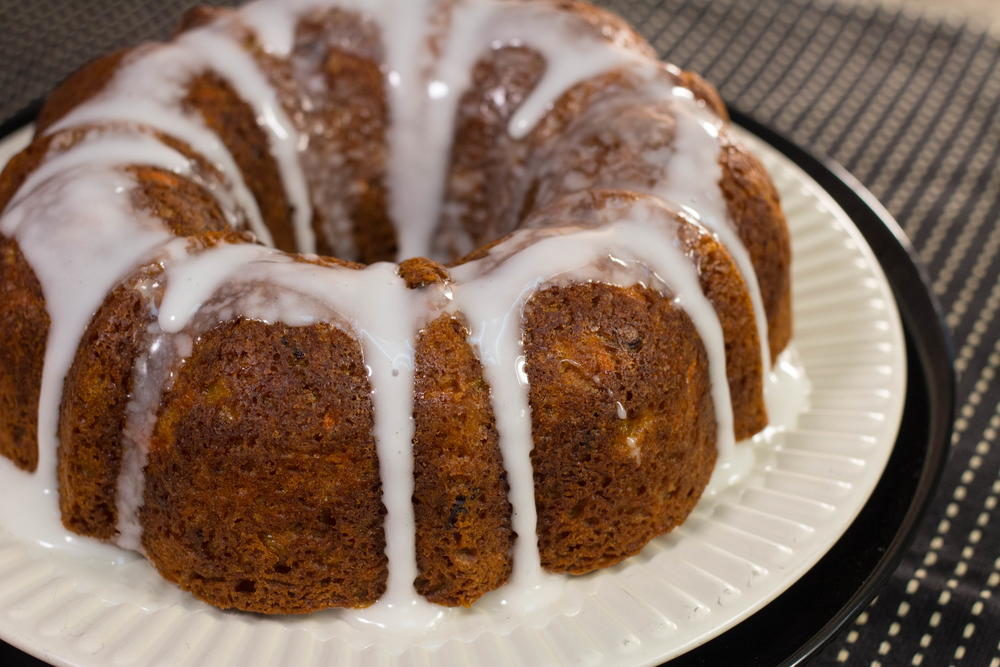 Lightened-Up Carrot Cake | TheBestDessertRecipes.com