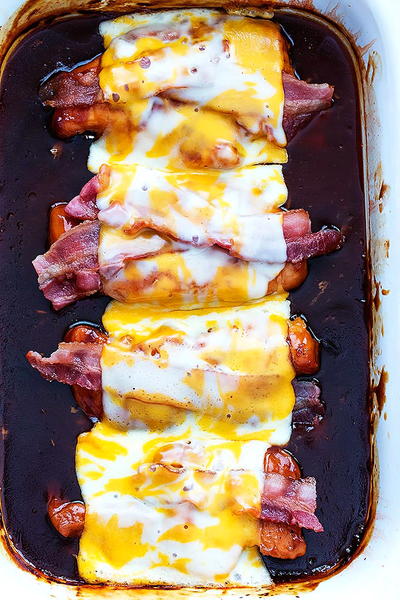 Cheesiest BBQ Bacon Chicken
