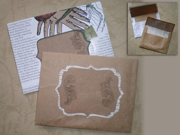 Vintage-Inspired Recycled DIY Envelopes Vintage-Inspired Recycled DIY Envelopes