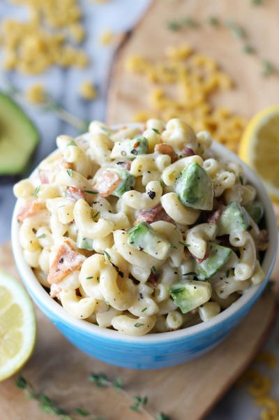 Bacon and Avocado Macaroni Salad Bacon and Avocado Macaroni Salad