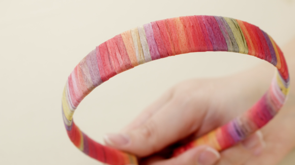 Raffia DIY Headband Raffia DIY Headband