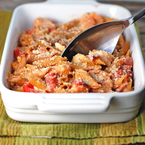 Garlic Shrimp Baked Penne Garlic Shrimp Baked Penne