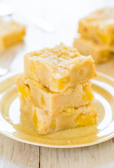 Tropical Escape Pineapple Crumble Bars