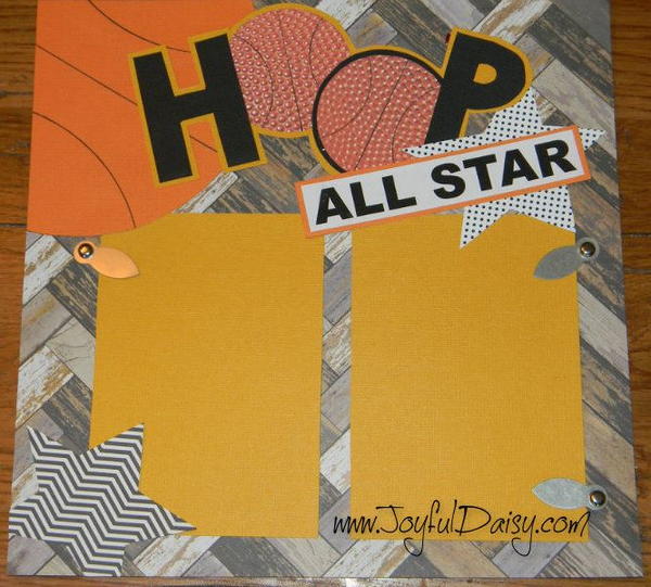 Hoop Dreams Basketball Scrapbook Layout Hoop Dreams Basketball Scrapbook Layout