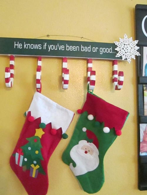 Festive Stocking Hanger Festive Stocking Hanger