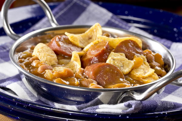 Amazing Hot Dogs n Beans Skillet