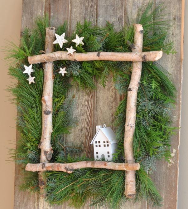 Little House Rustic DIY Wreath Little House Rustic DIY Wreath